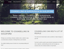 Tablet Screenshot of counsellinginguildford.co.uk
